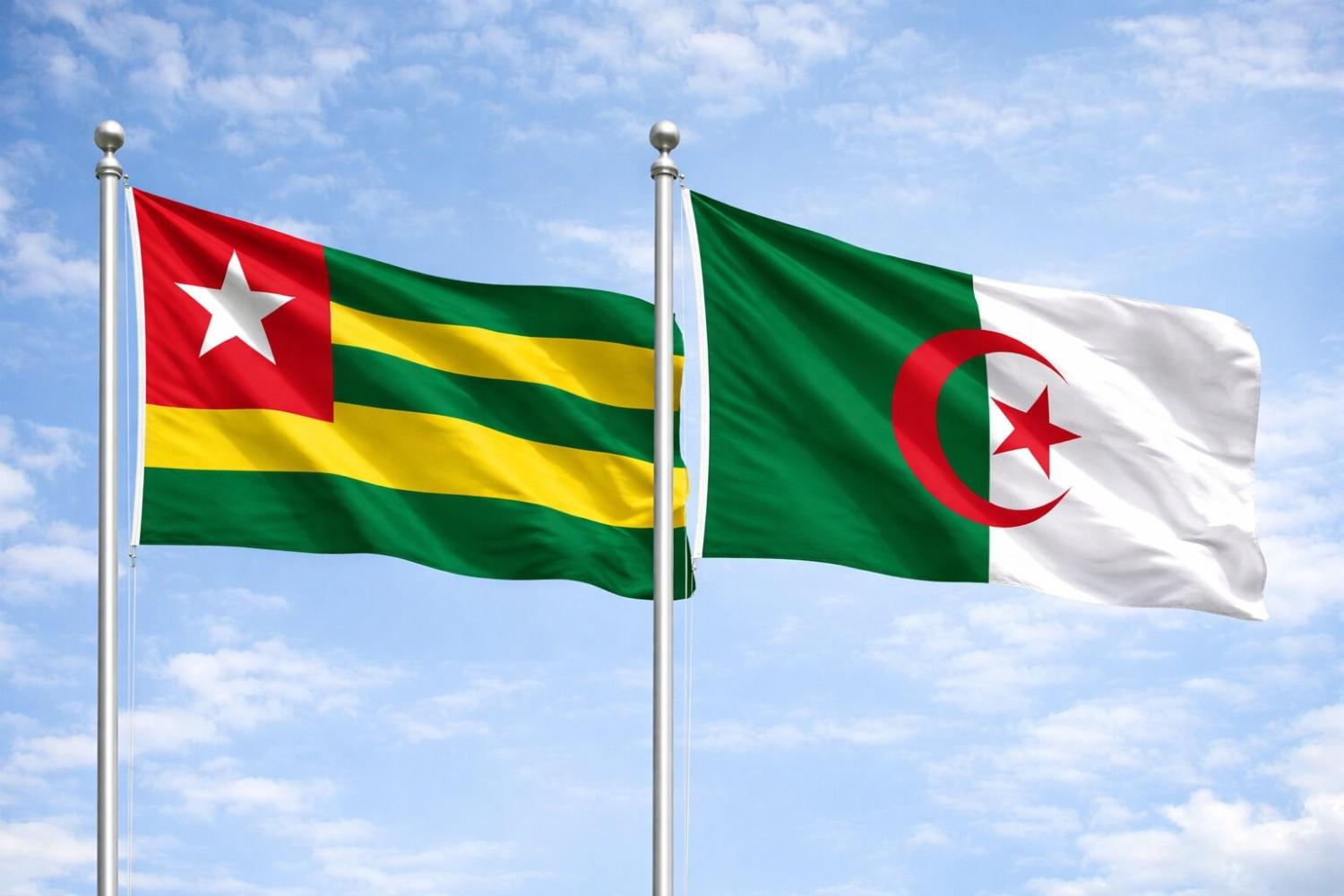 Algeria And Togo Flag