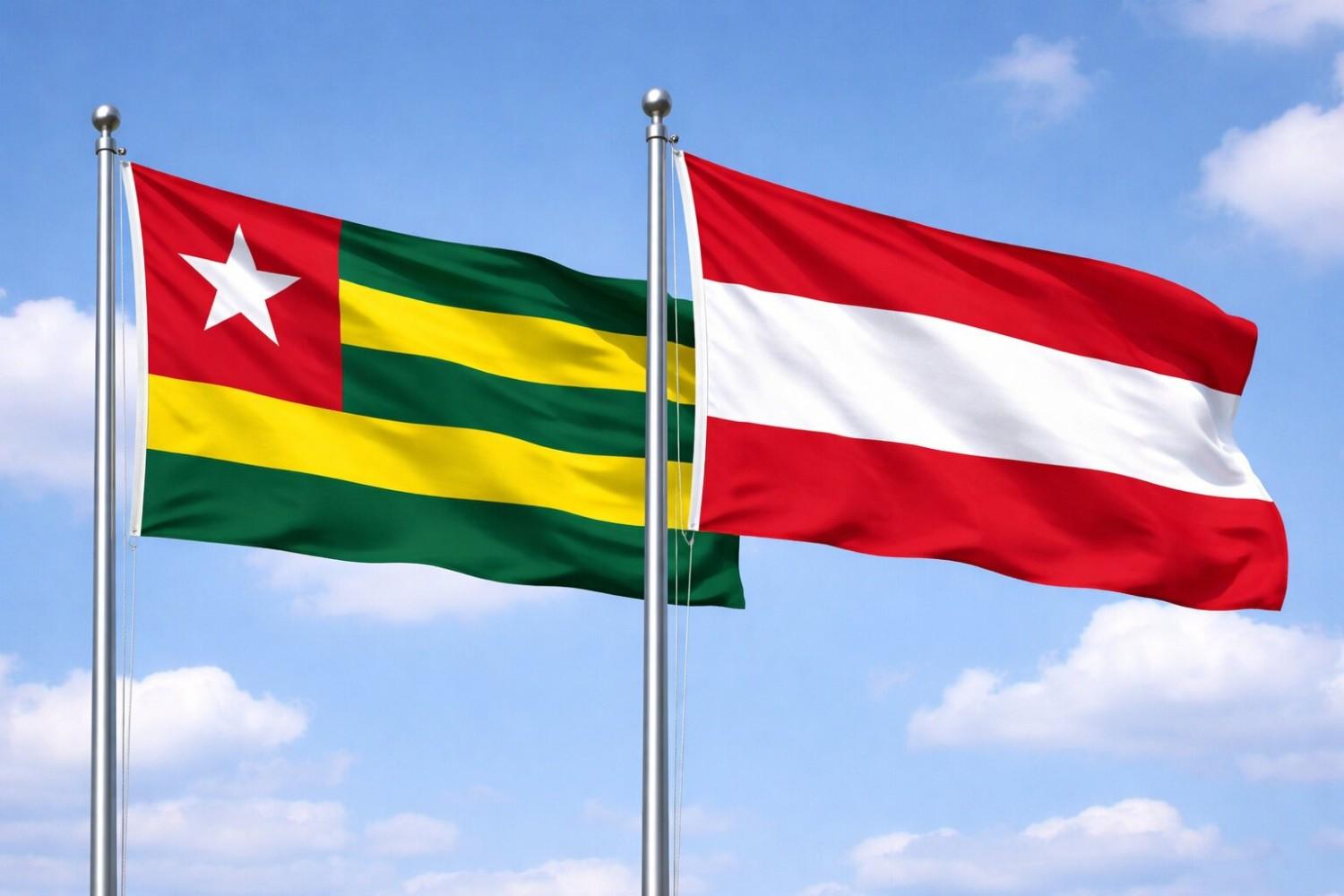 Austria And Togo Flag