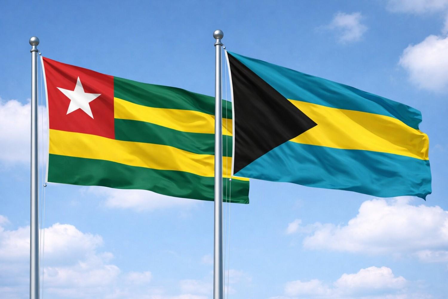 Bahamas And Togo Flag
