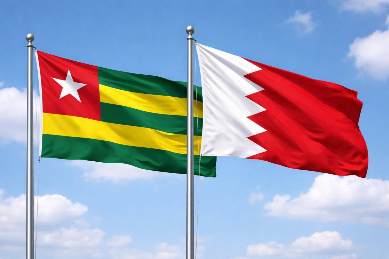 Bahrain And Togo Flag