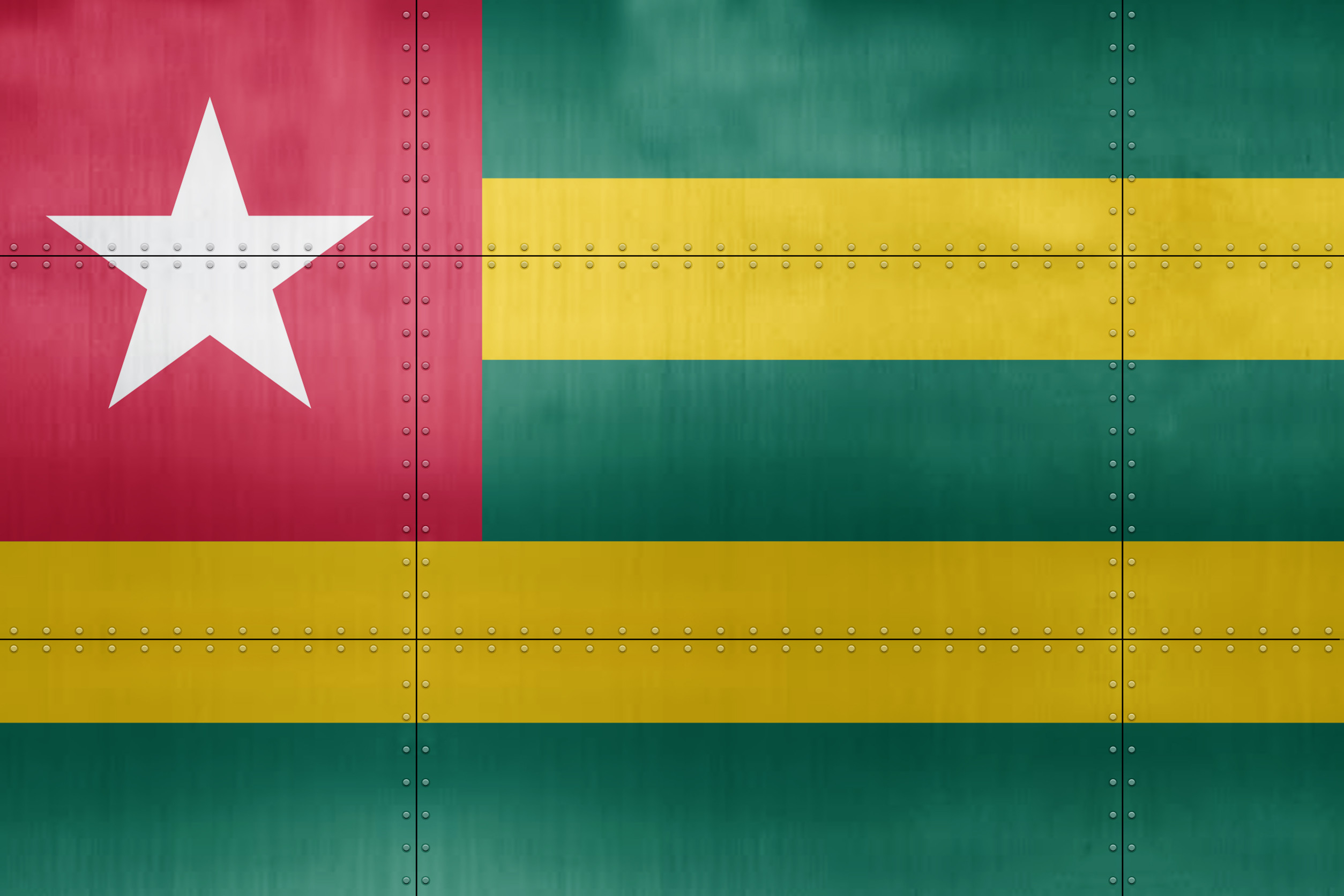Illustration of the Togo Flag
