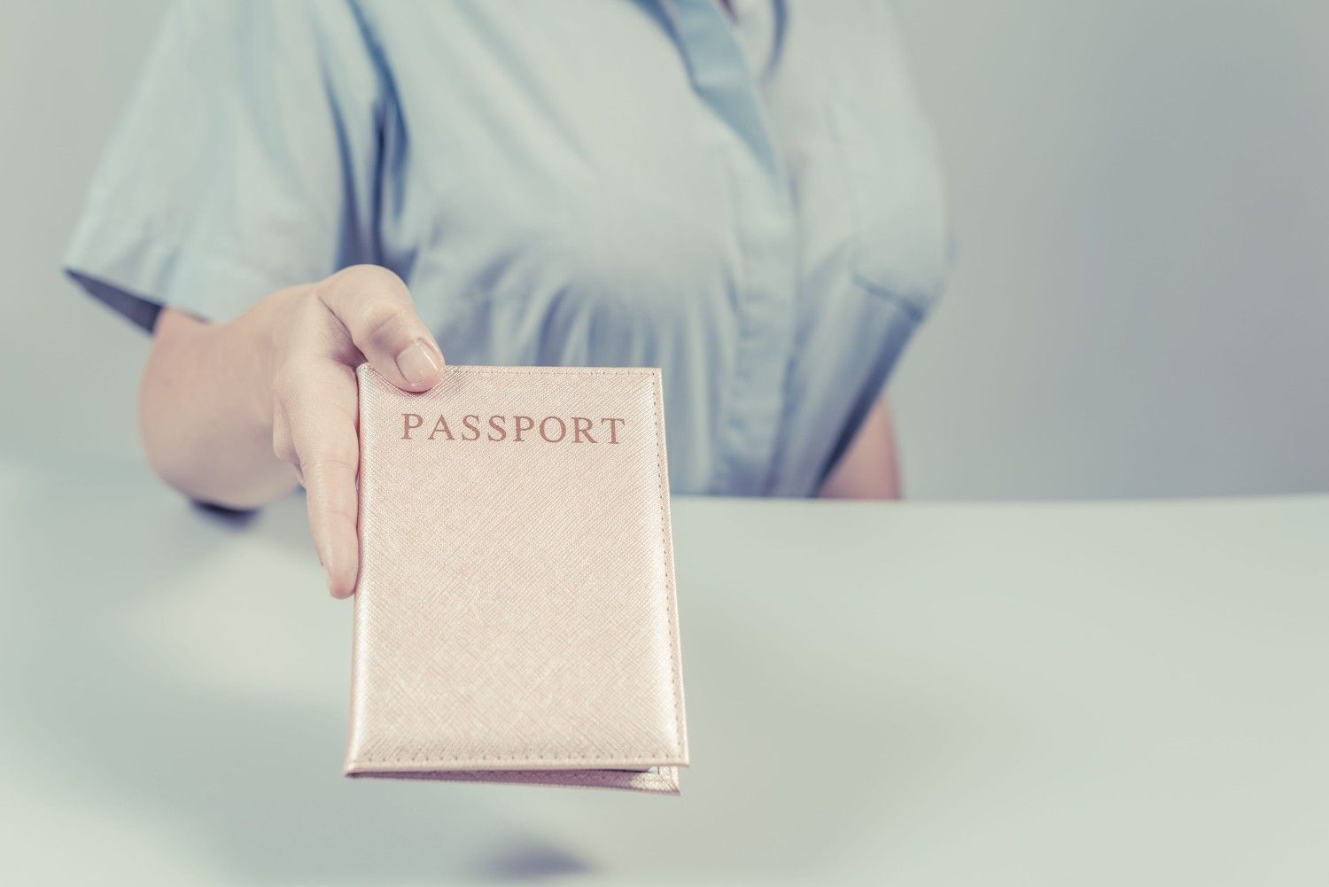 Immigration And Passport Control At The Airport