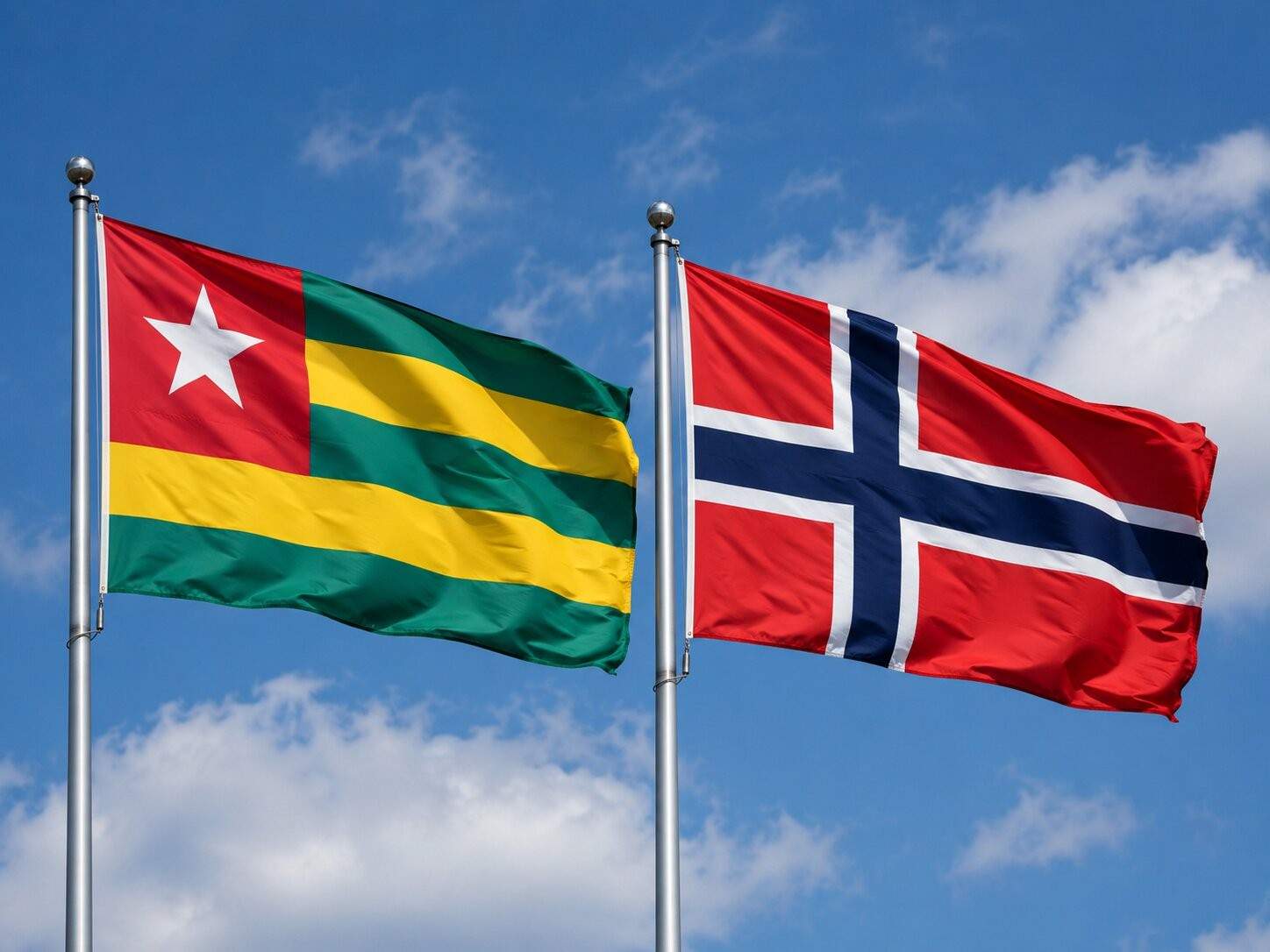 Norway And Togo Flag
