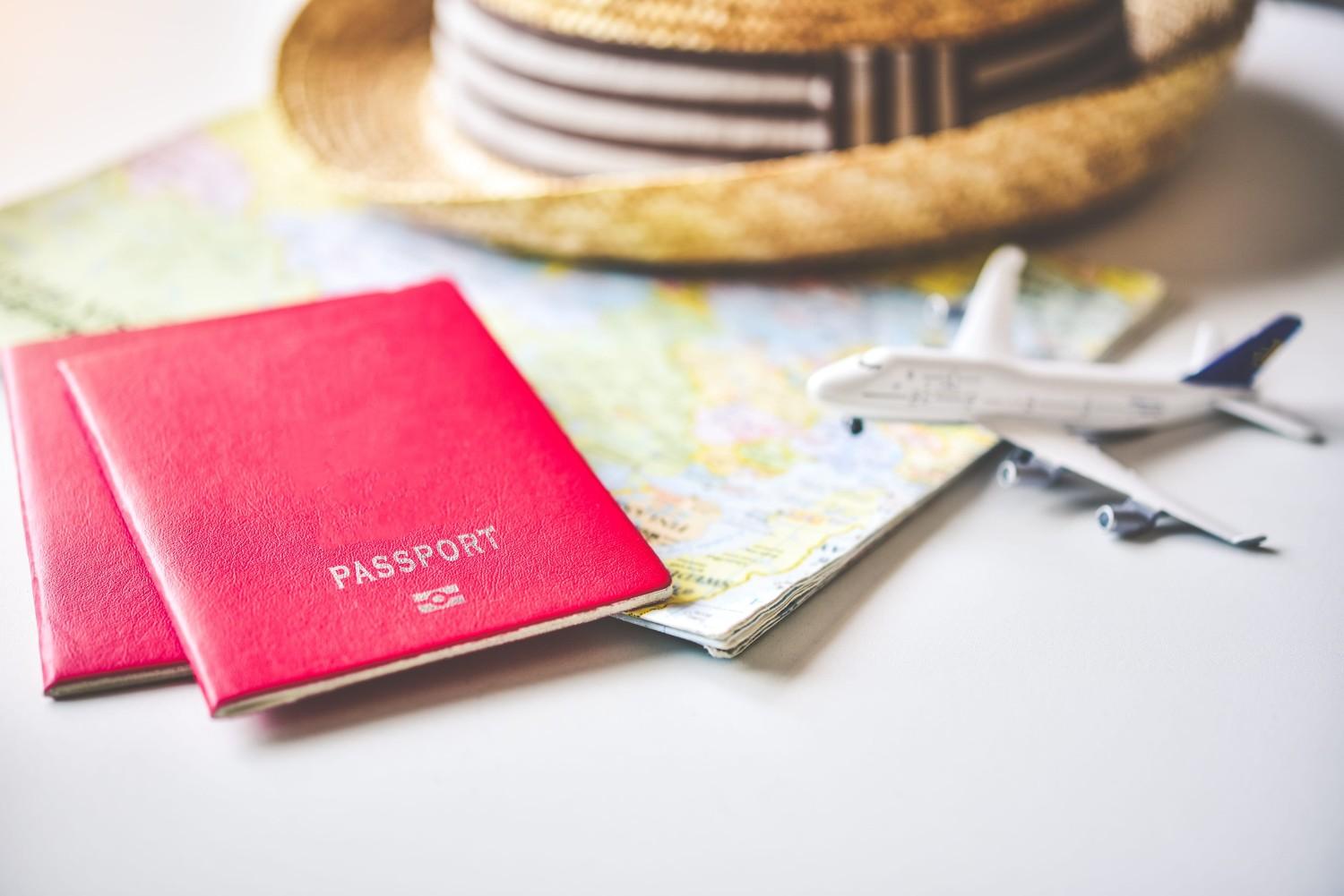 Passport Placed On The Map