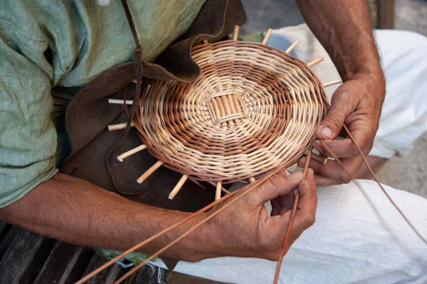 The Craftsman Builds A Basket