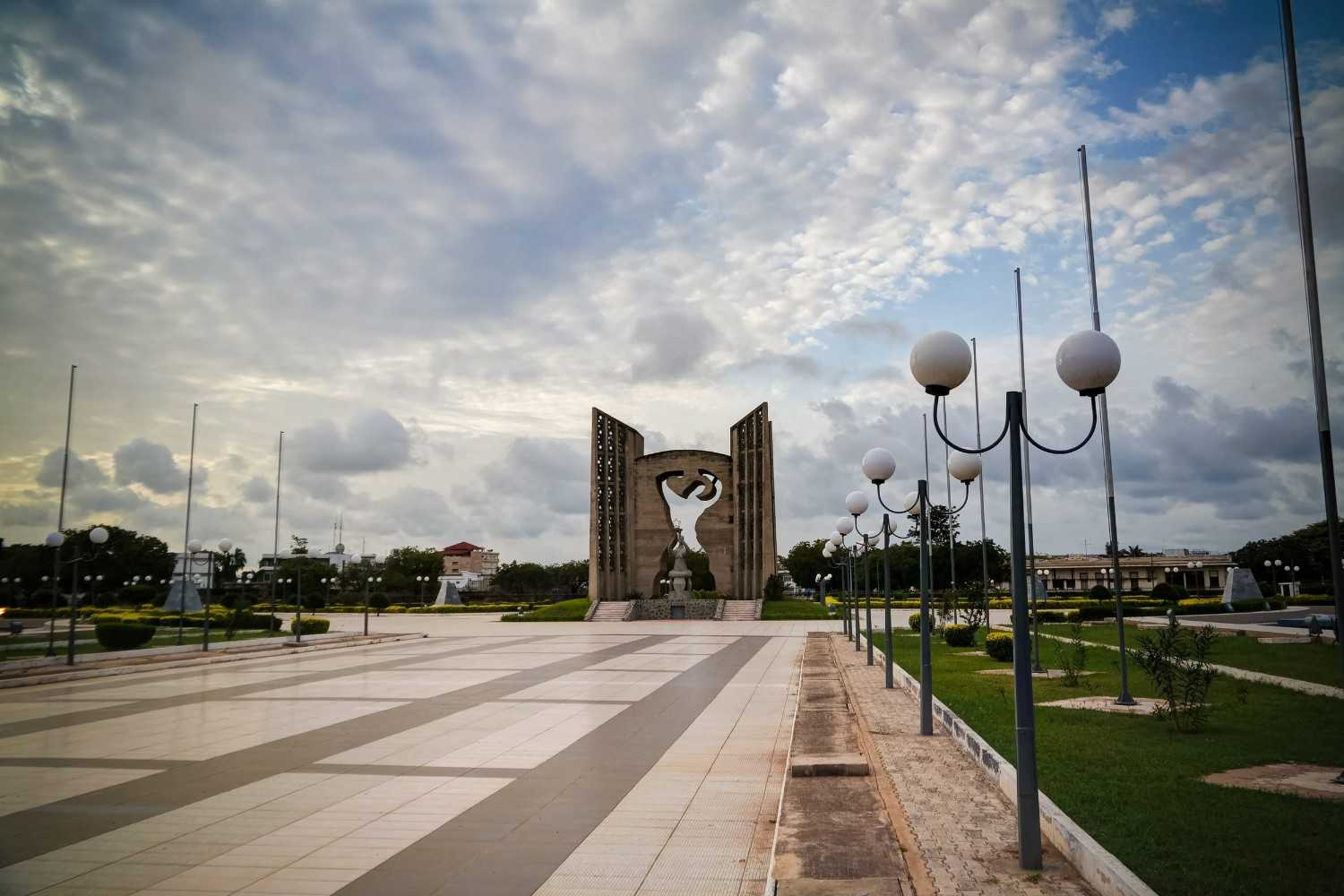 The Independence Monument In Lome Togo