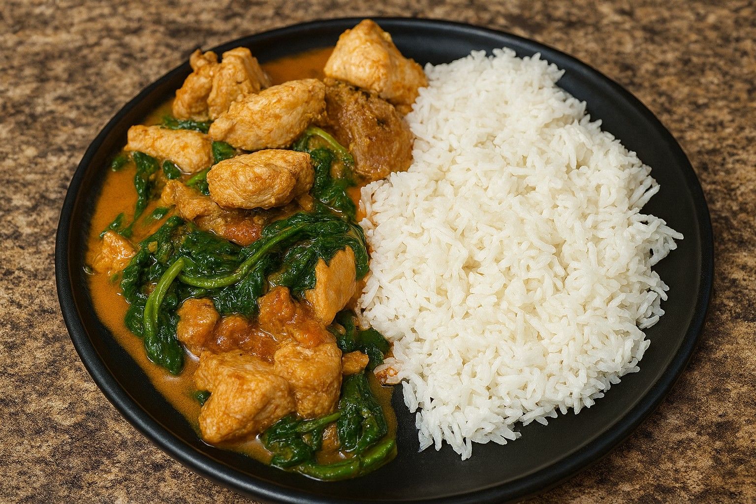 Togolese Gbomma Dessi on a plate