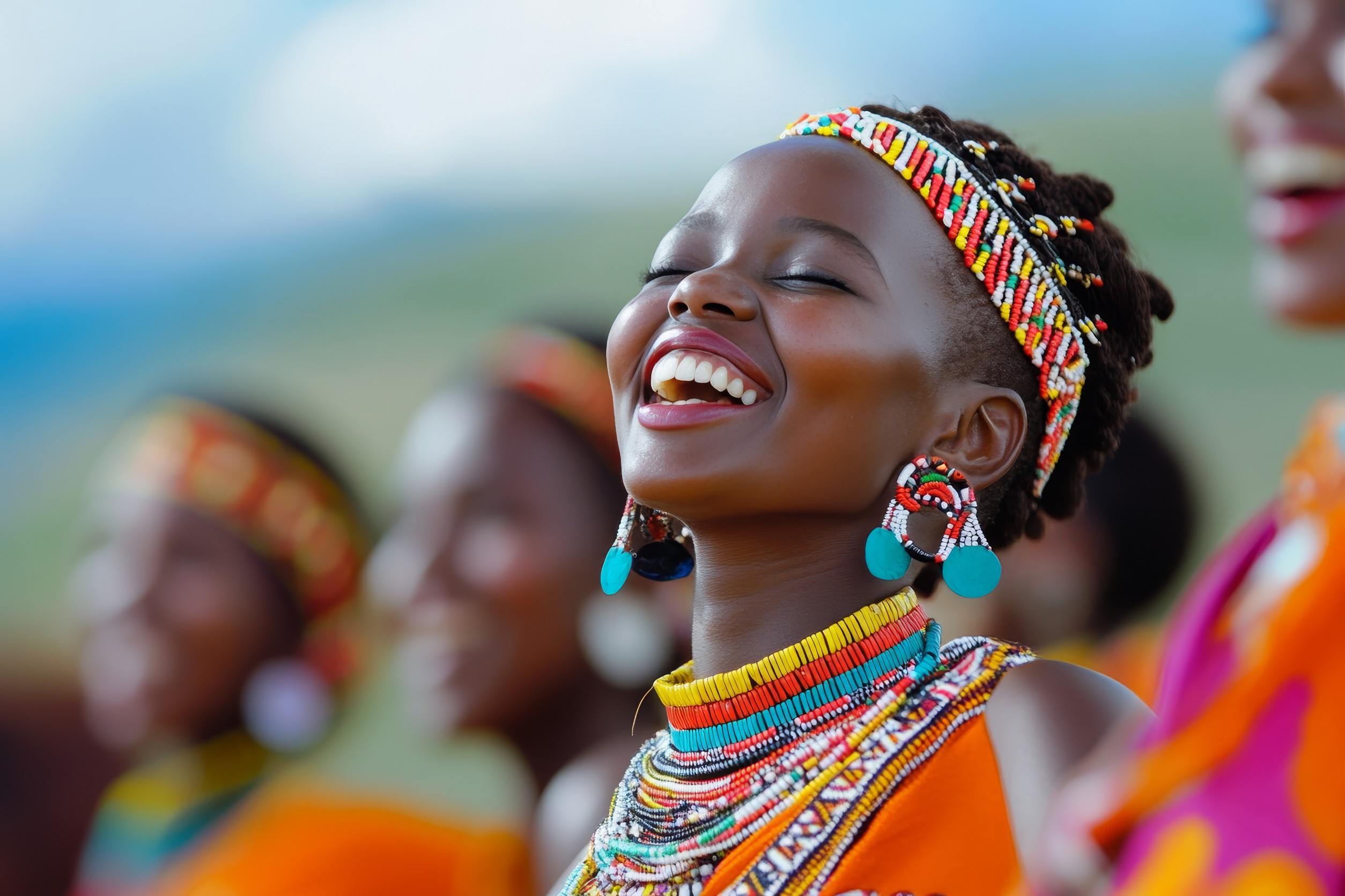 Traditional African Women Dancing